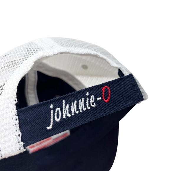 NWOT Johnnie-O American Flag Embroidered Logo Mesh Back Hat USA Patriotic - Picture 7 of 12